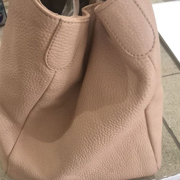 Mark & Graham Cream Satchel with Bamboo Handles - Picture 8 of 16